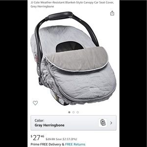 JJ Cole Carseat Cover for Cold Weather